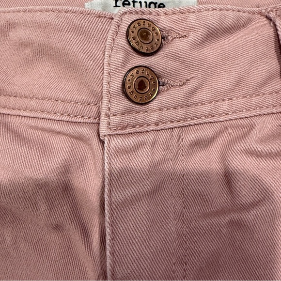 Refuge Light Pink Mid-rise Jean Shorts - Picture 3 of 8